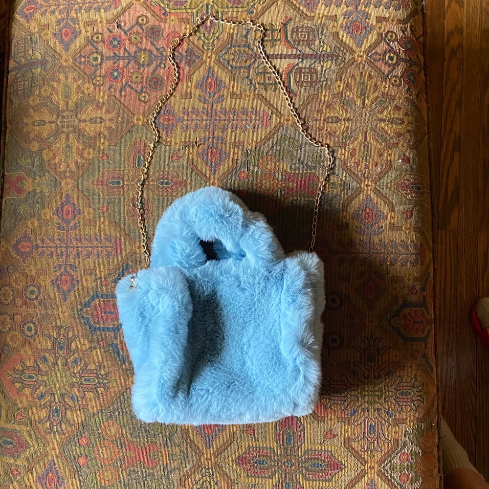 Faux fur bag